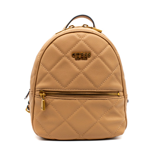 Guess, Abey, Kunstleder, Textil-Rucksack, Beige, HWQB8558320, Für Damen