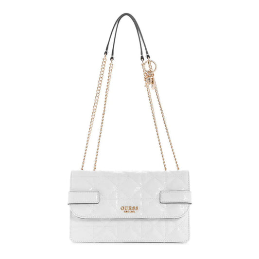Guess Malia weiße Handtasche – Luxuriöse Kunstledertasche für Damen (25x15x9 cm)