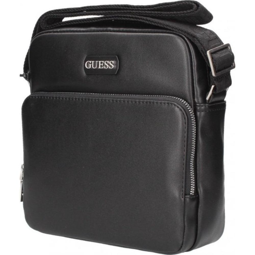 Guess, Torba, Textile Crossbody Bag, Black, 19 x 23 x 2 cm, For Men.