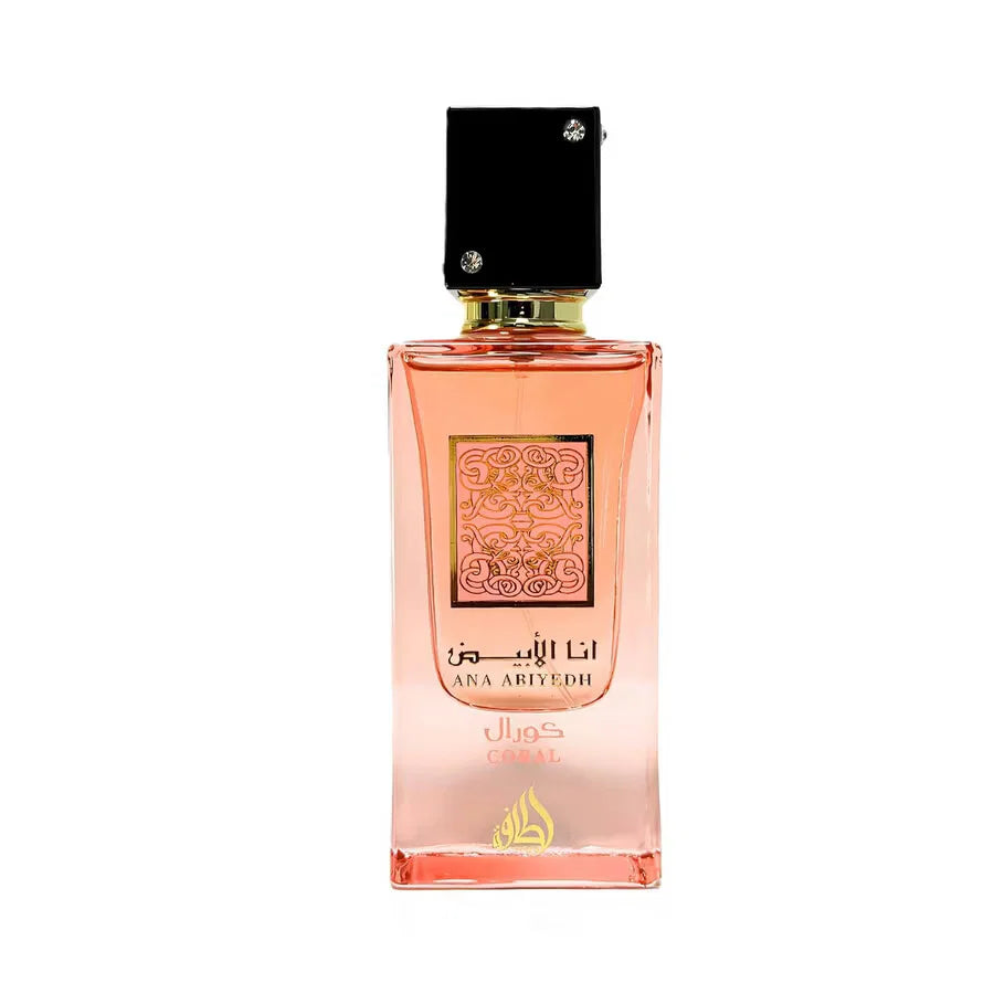 Lattafa Ana Abiyedh Coral Eau de Parfum Femme 60ml – flacon