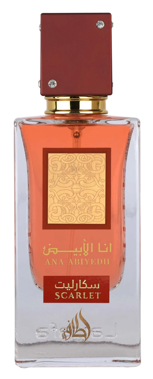 Lattafa Ana Abiyedh Scarlet Eau de Parfum Femme 60ml