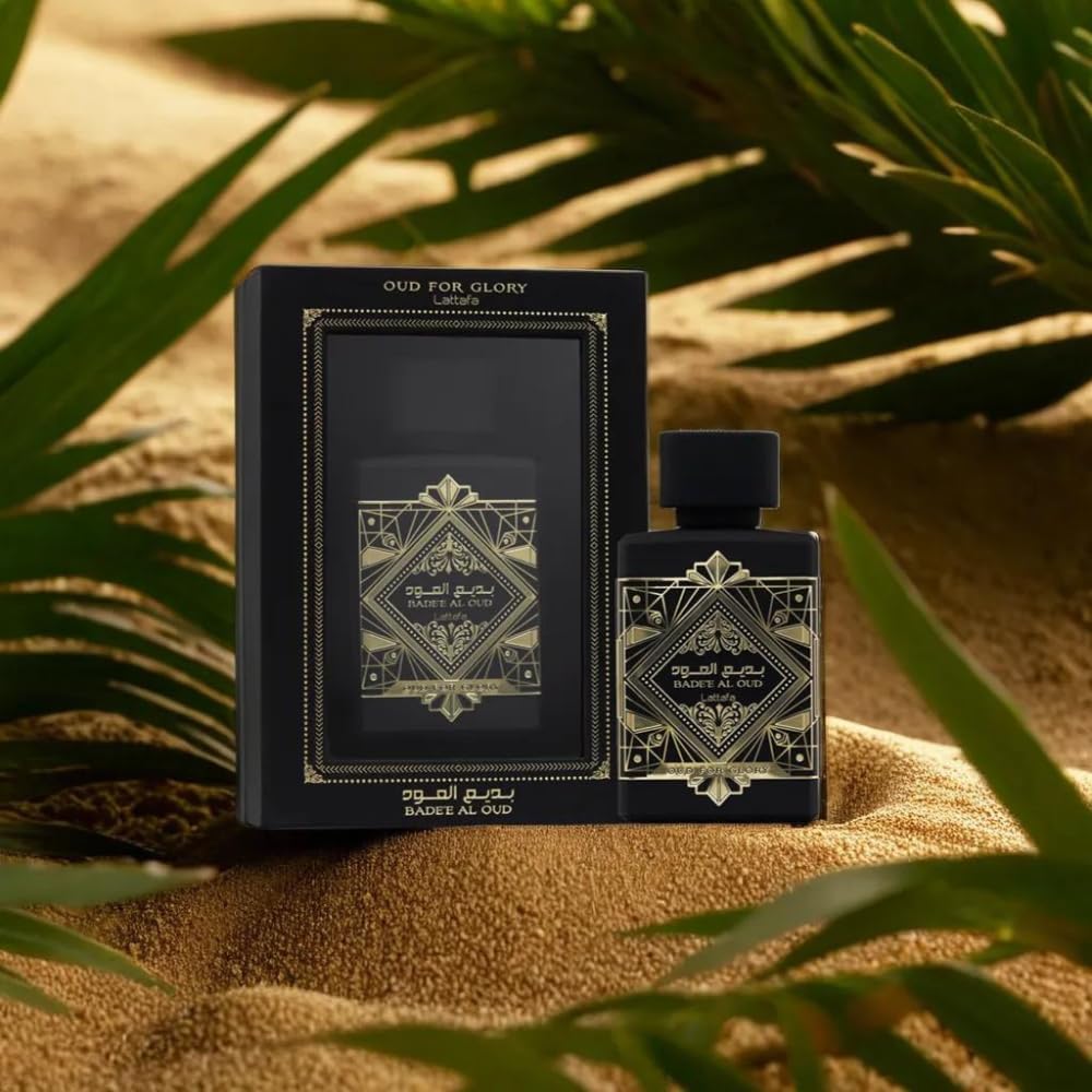 Lattafa Badee Al Oud For Glory Eau de Parfum Spray 100ml – Long - Lasting Unisex Perfume - Afanaya