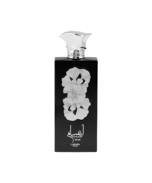 Lattafa Pride Ansaam Silver Eau de Parfum Unisexe Boisé Floral 100ml