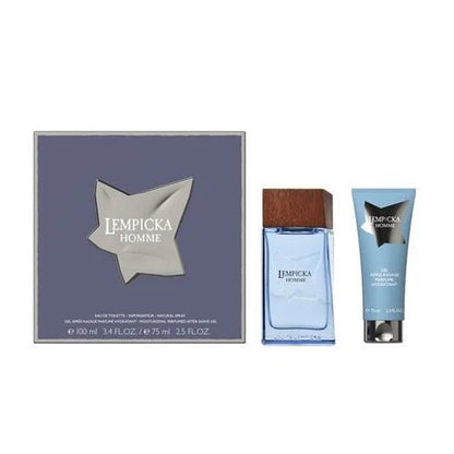 Lolita Lempicka Homme Eau de Toilette 100ml Gift Set – 2 Piece Men’s Fragrance Coffret - Afanaya