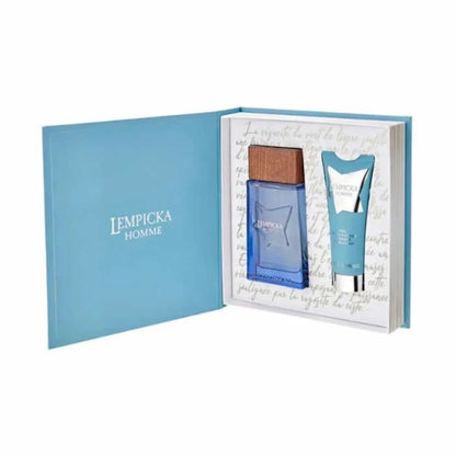 Lolita Lempicka Homme Eau de Toilette 100ml Gift Set – 2 Piece Men’s Fragrance Coffret - Afanaya