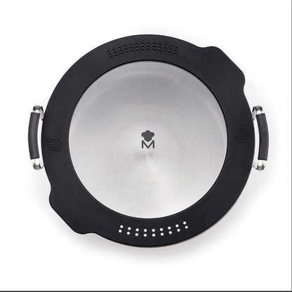 Masterpro Saucepan with Silicone Lid 16 cm Non - Stick Induction Compatible Cooking Pan - Afanaya