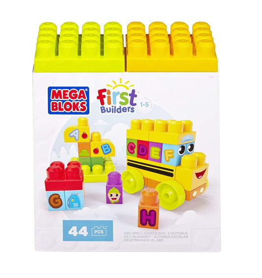 Mega Bloks First Builders Coffret de construction 44 pièces – Unisexe 1-5 ans