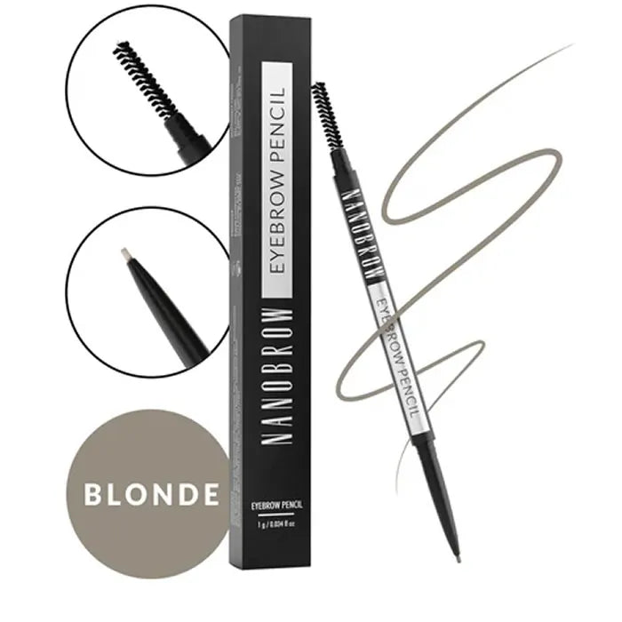 Nanobrow Eyebrow Pencil Blonde 1g Long Lasting Precision Brow Pencil For Natural Defined Brows.