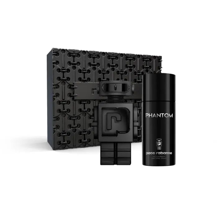 Paco Rabanne Phantom Parfum Eau De Parfum Vaporisateur 100ml Coffret 2 Produits Christmas 2023 - Afanaya