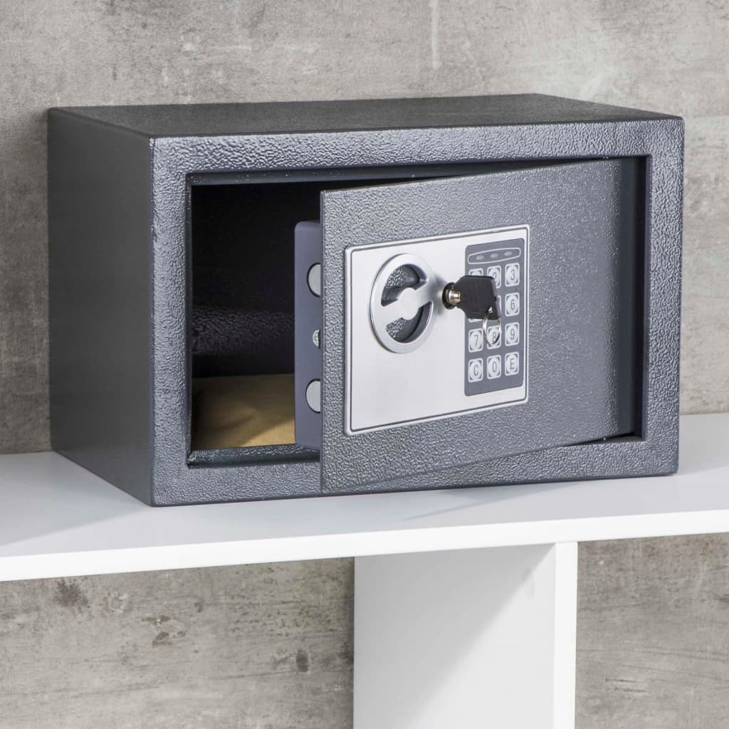 Safe with electric lock Dark grey - Afanaya