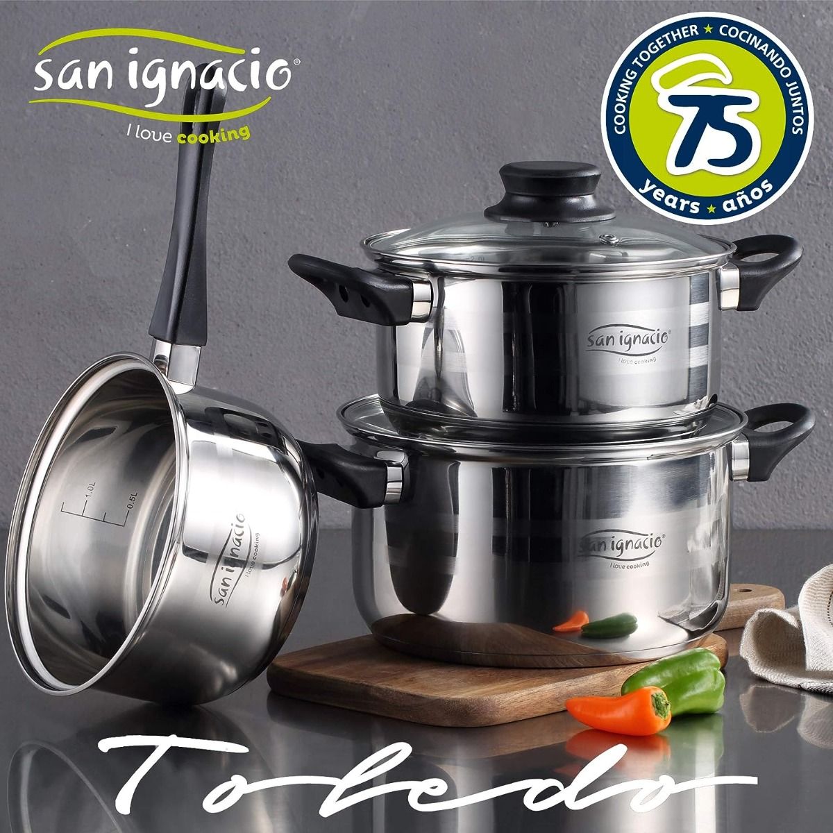 San Ignacio Pannenset Toledo - Starterset - 5 - Delig - Afanaya
