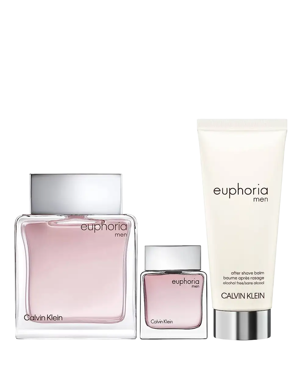 Set Calvin Klein: Euphoria, Eau De Toilette, für Herren, 100 ml + Euphoria, Eau De Toilette, für Herren, 15 ml *Miniatur + Euphoria, After-Shave Balsam, 100 ml