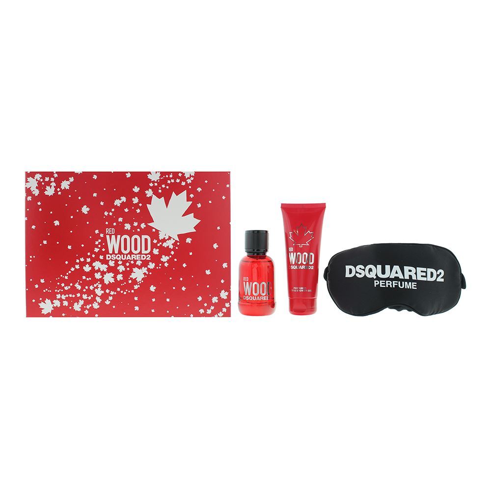 Dsquared2 Red Wood & Dsquared Perfume Gift Set for Women, 3 Pieces – product image