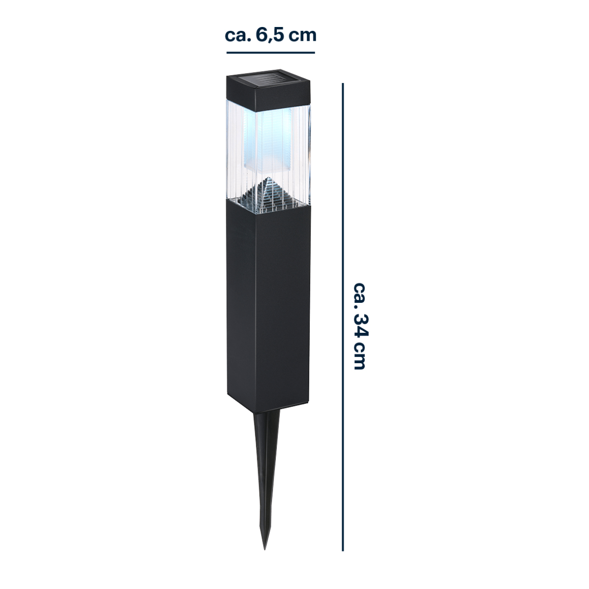 Solar Tuinlamp 6,5X34Cm - Afanaya