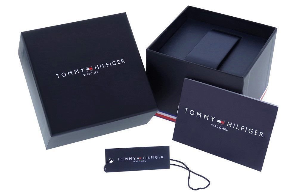 Tommy Hilfiger Men’s Watch Kyle 1791632 Stainless Steel Chronograph with Original Box - Afanaya