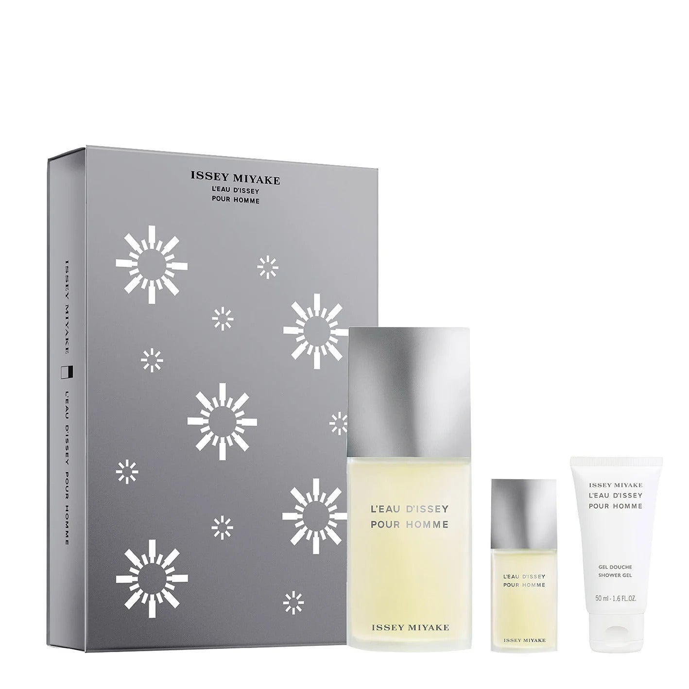 Issey Miyake L'Eau d'Issey Pour Homme Coffret Cadeau Homme EDT 125ml + Miniature 15ml + Gel Douche 50ml