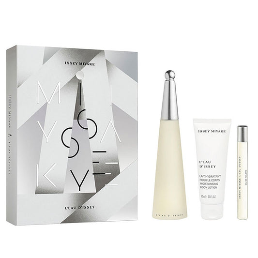 Issey Miyake L'Eau d'Issey Women Gift Set EDT 100ml + Body Lotion 50ml + Mini 10ml