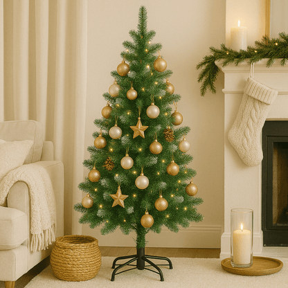Xmas Tree Snow 150Cm 350Branch - Afanaya
